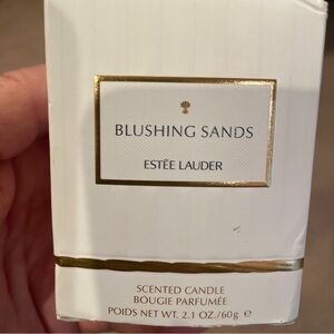 Estée Lauder blushing sands 2.1 oz candle new in box